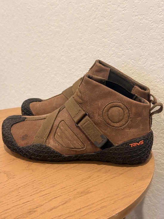 Teva Brown Suede High-Top Sneakers main image 5
